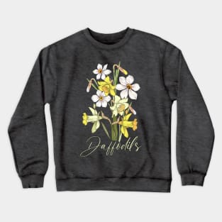 Daffodils-Spring flowers Daffodils Crewneck Sweatshirt